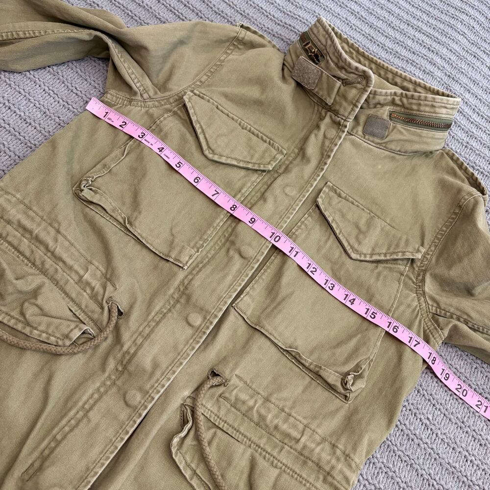 Vintage Ralph Lauren Denim & Supply Military Jacket Small Gorpcore Flag Utility - Picture 8 of 11